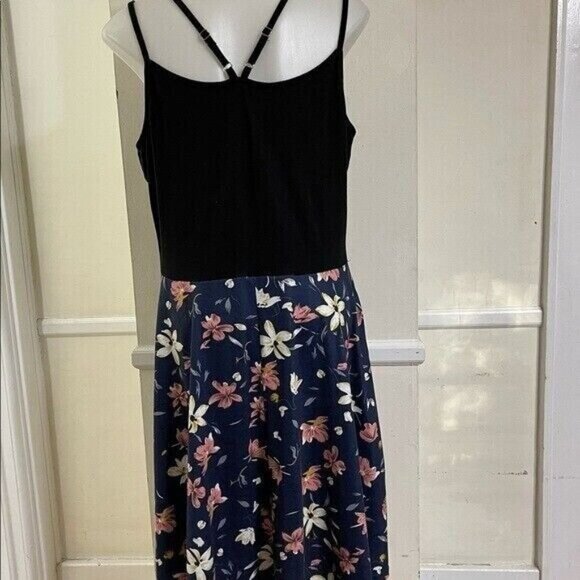 MOYABO. Dress double spaghetti strap black color women size L - Picture 2 of 12